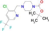 4-(3-Chloro-5-trifluoromethyl-pyridin-2-ylmethyl)-piperazine-1-carboxylic acid tert-butyl ester