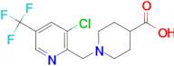 1-(3-Chloro-5-trifluoromethyl-pyridin-2-ylmethyl)-piperidine-4-carboxylic acid