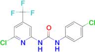 1-(4-Chloro-phenyl)-3-(6-chloro-4-trifluoromethyl-pyridin-2-yl)-urea