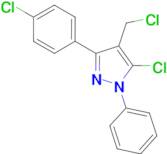 5-Chloro-4-chloromethyl-3-(4-chloro-phenyl)-1-phenyl-1H-pyrazole