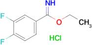 3,4-Difluoro-benzimidic acid ethyl ester; hydrochloride