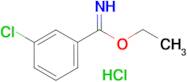 3-Chloro-benzimidic acid ethyl ester; hydrochloride