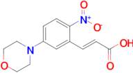 (E)-3-(5-Morpholin-4-yl-2-nitrophenyl)acrylic acid