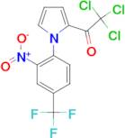 2,2,2-Trichloro-1-[1-(2-nitro-4-trifluoromethyl-phenyl)-1H-pyrrol-2-yl]-ethanone