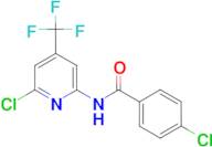 4-Chloro-N-(6-chloro-4-trifluoromethylpyridin-2-yl)benzamide