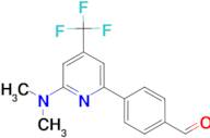 4-(6-Dimethylamino-4-trifluoromethyl-pyridin-2-yl)-benzaldehyde