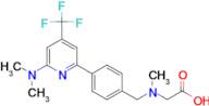 {[4-(6-Dimethylamino-4-trifluoromethyl-pyridin-2-yl)-benzyl]-methyl-amino}-acetic acid