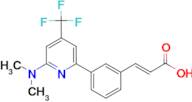 (E)-3-[3-(6-Dimethylamino-4-trifluoromethyl-pyridin-2-yl)-phenyl]-acrylic acid