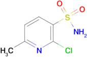 2-Chloro-6-methyl-pyridine-3-sulfonic acid amide