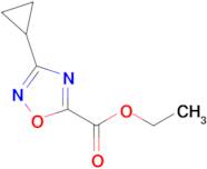 3-Cyclopropyl-[1,2,4]oxadiazole-5-carboxylic acid ethyl ester