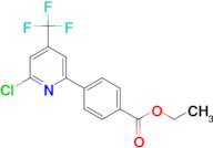 Ethyl 4-[6-chloro-4-(trifluoromethyl)pyridin-2-yl]benzoate