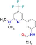 N-[3-(6-Dimethylamino-4-trifluoromethyl-pyridin-2-yl)-phenyl]-acetamide