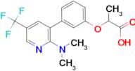 2-[3-(2-Dimethylamino-5-trifluoromethyl-pyridin-3-yl)-phenoxy]-propionic acid