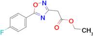 [5-(4-Fluoro-phenyl)-[1,2,4]oxadiazol-3-yl]-acetic acid ethyl ester