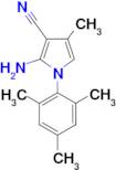 2-Amino-4-methyl-1-(2,4,6-trimethyl-phenyl)-1H-pyrrole-3-carbonitrile