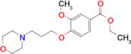 Ethyl 3-methoxy-4-(3-morpholinopropoxy)benzoate