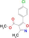 Methyl 5-(4-chlorophenyl)-3-methylisoxazole-4-carboxylate