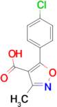 5-(4-Chlorophenyl)-3-methylisoxazole-4-carboxylic acid