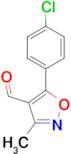 5-(4-Chlorophenyl)-3-methylisoxazole-4-carboxaldehyde