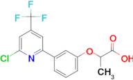 2-[3-(6-Chloro-4-trifluoromethyl-pyridin-2-yl)-phenoxy]-propionic acid