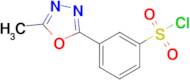 3-(5-Methyl-[1,3,4]oxadiazol-2-yl)-benzenesulfonyl chloride