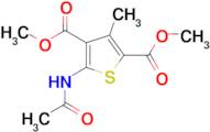 5-Acetylamino-3-methyl-thiophene-2,4-dicarboxylic acid dimethyl ester