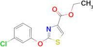 2-(3-Chloro-phenoxy)-thiazole-4-carboxylic acid ethyl ester