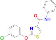 2-(3-Chloro-phenoxy)-thiazole-4-carboxylic acid phenylamide