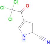 4-(2,2,2-Trichloro-acetyl)-1H-pyrrole-2-carbonitrile