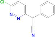(6-Chloro-pyridazin-3-yl)-phenyl-acetonitrile