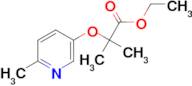 2-Methyl-2-(6-methyl-pyridin-3-yloxy)-propionic acid ethyl ester