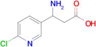 3-Amino-3-(6-chloro-pyridin-3-yl)-propionic acid