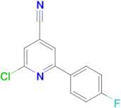 2-Chloro-6-(4-fluoro-phenyl)-isonicotinonitrile