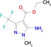 5-Amino-1-methyl-3-trifluoromethyl-1H-pyrazole-4-carboxylic acid ethyl ester