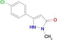 5-(4-Chloro-phenyl)-2-methyl-2H-pyrazol-3-ol