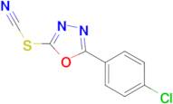 2-(4-Chloro-phenyl)-5-thiocyanato-[1,3,4]oxadiazole