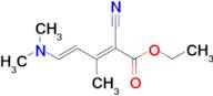 (2E,4E)-2-Cyano-5-dimethylamino-3-methyl-penta-2,4-dienoic acid ethyl ester