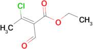 (Z)-3-Chloro-2-formyl-but-2-enoic acid ethyl ester