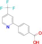 4-[4-(Trifluoromethyl)pyridin-2-yl]benzoic acid