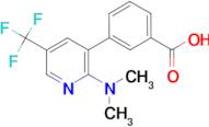 3-[2-(Dimethylamino)-5-(trifluoromethyl)pyridin-3-yl]benzoic acid