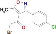 2-Bromo-1-[3-(4-chloro-phenyl)-5-methyl-isoxazol-4-yl]-ethanone