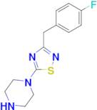 1-[3-(4-Fluoro-benzyl)-[1,2,4]thiadiazol-5-yl]-piperazine