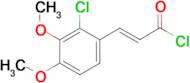 (E)-3-(2-Chloro-3,4-dimethoxy-phenyl)-acryloyl chloride