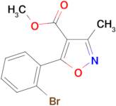 Methyl 5-(2-bromophenyl)-3-methylisoxazole-4-carboxylate