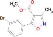 Methyl 5-(3-bromophenyl)-3-methylisoxazole-4-carboxylate