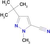 3-tert-Butyl-1-methyl-1H-pyrazole-5-carbonitrile