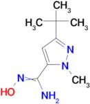 3-tert-Butyl-N-hydroxy-1-methyl-1H-pyrazole-5-carboxamidine