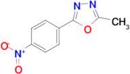 2-Methyl-5-(4-nitro-phenyl)-[1,3,4]oxadiazole