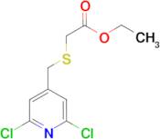 (2,6-Dichloro-pyridin-4-ylmethylsulfanyl)-acetic acid ethyl ester