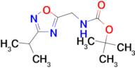 (3-Isopropyl-[1,2,4]oxadiazol-5-ylmethyl)-carbamic acid tert-butyl ester